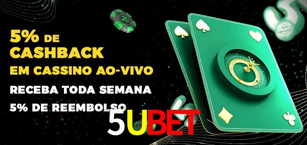 Promoções do cassino ao Vivo 5UBET